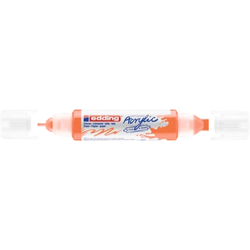 Akril marker 2-3mm, és 5-10mm, 3D Kétvégű Edding 5400 neon narancssárga