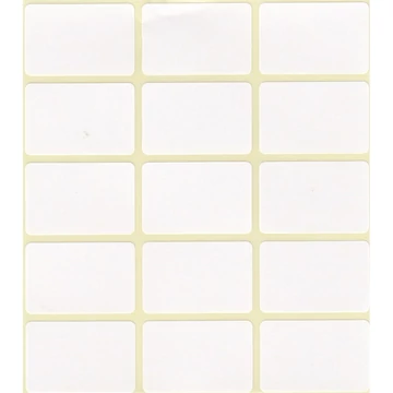 Etikett címke, 20x30mm, 4 lap, 15 címke/lap
