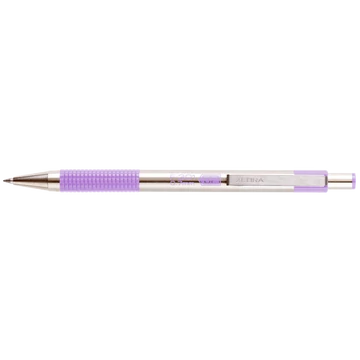 Golyóstoll 0,7mm, pasztell lila test, Zebra F-301, írásszín kék