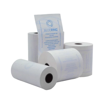 Hőpapír 57 mm széles, 18fm hosszú, cséve 12mm, 10 tekercs/csomag,  ( 57/40 ) BPA mentes Bluering®