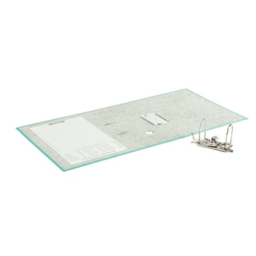 Iratrendező A4, 7,5cm,lapraszerelt, Bluering® Economy türkiz