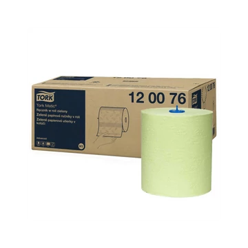 Kéztörlő 2 rétegű tekercses átmérő: 19 cm 150 m/600 lap/tekercs 6 tekercs/karton Advanced Matic® H1 TORK_120076 zöld