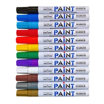 Lakkmarker 2-3mm, kerek King Garl ezüst