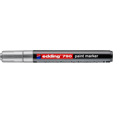 Lakkmarker 2-3mm, kerek Edding 790 ezüst