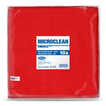 Microszálas kendő MicroClean BonusPro piros_B326