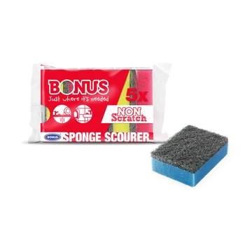 Mosogatószivacs 5 db/csomag Bonus B033