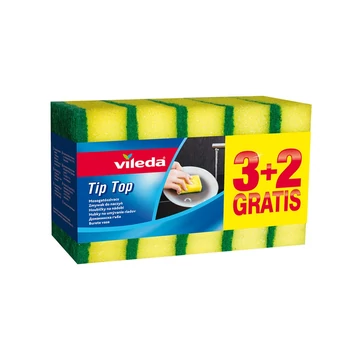 Mosogatószivacs 3+2 db/csomag TipTop Vileda_F25301