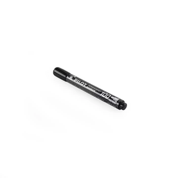 Alkoholos marker 1mm, kerek hegyű,   Pilot 100 fekete