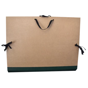 Rajztartó mappa A4, méret karton, szalagfüles Bluering® prémium