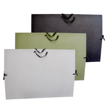 Rajztartó mappa A4, méret műbőr , szalagfüles Bluering® prémium