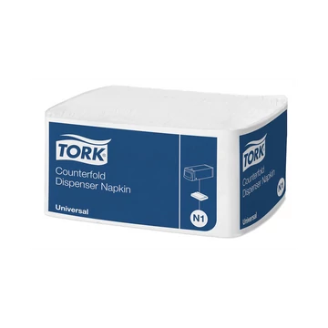 Szalvéta adagolóba 300 szál/csomag 24 csomag/karton N1 Counterfold Tork_10935 fehér