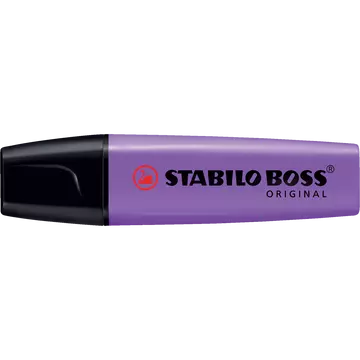 Szövegkiemelő 2-5mm, vágott hegyű, STABILO Boss original lila