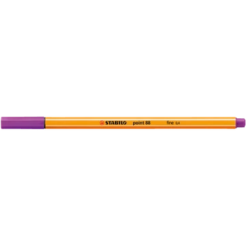 Rostirón, tűfilc 0,4mm, STABILO Point 88 rózsa