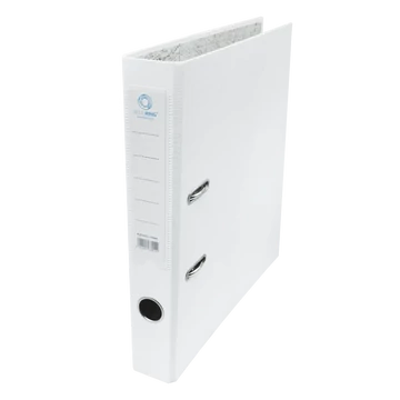 Iratrendező A4, 5cm, két oldalt PP borítás,lapraszerelt, Bluering® Premium fehér