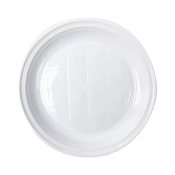 Lapostányér 21 cm műanyag 100 db/csomag fehér