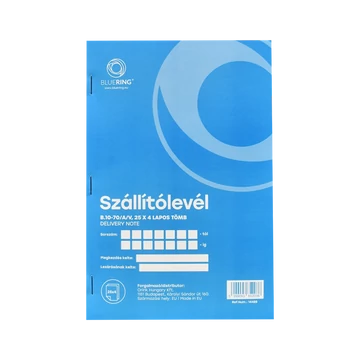 Szállítólevél A5, 50x3lapos B.10-70/A/V Bluering®