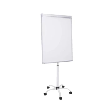 Flipchart tábla 70x100cm, mágneses alukeretes 5 görgős, Bluering®