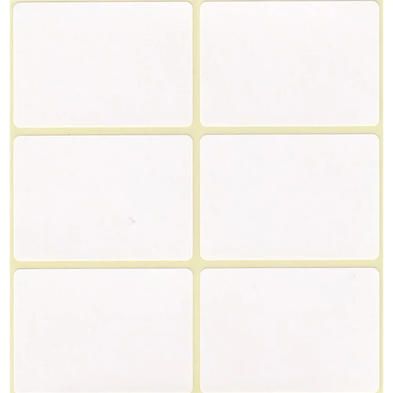 Etikett címke, 35x50mm, 10 lap, 6 címke/lap