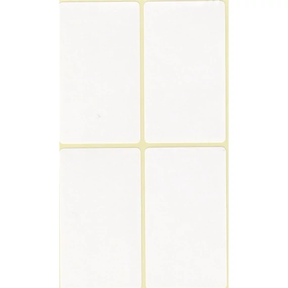 Etikett címke, 40x70mm, 15 lap, 4 címke/lap