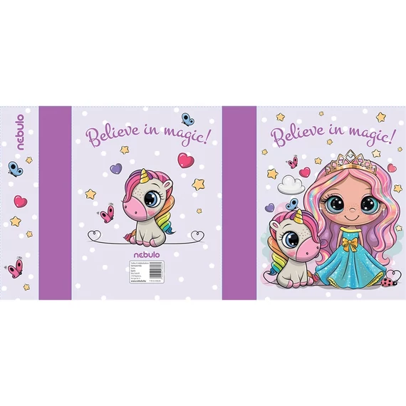Füzetbox, A5, Princess, 6 db/csomag Nebulo