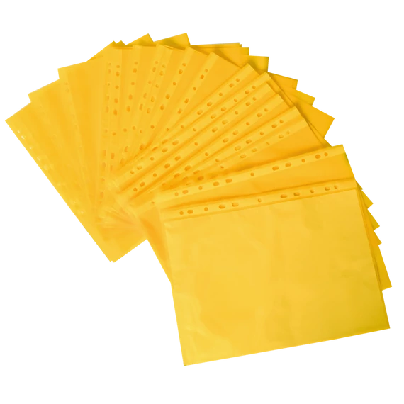 Genotherm lefűzhető A4, 50 micron, 25 db/csomag, KARTON P+P sárga