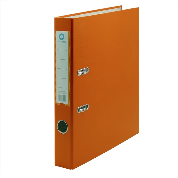 Iratrendező A4, 5cm,lapraszerelt, Bluering® Economy narancs