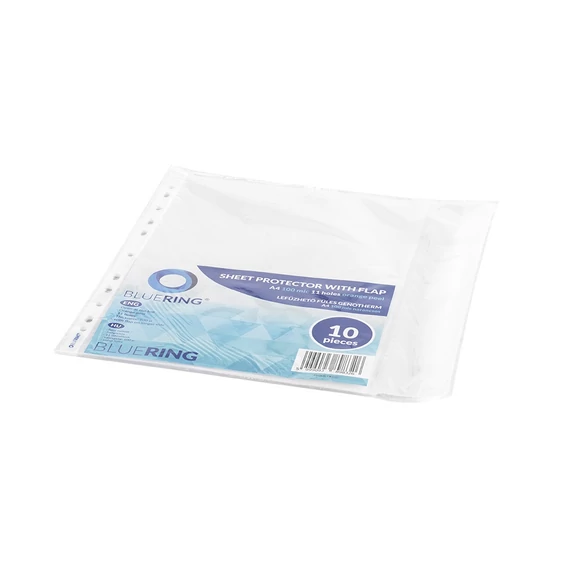 Genotherm lefűzhető, A4, 100 micron narancsos oldalt füles Bluering® 10 db/csomag,