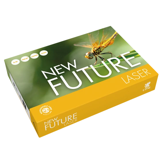 Másolópapír A4, 80g, New Future Laser Copy, CIE 150 fehérség, 500ív/csomag