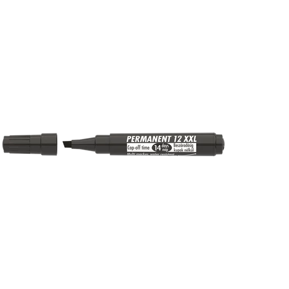 Alkoholos marker 1-4mm, vágott Ico 12XXL fekete