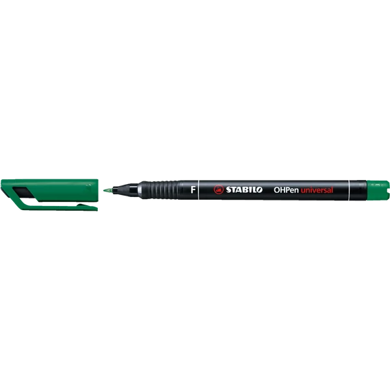 Alkoholos marker 0,7mm, STABILO OHPen F zöld