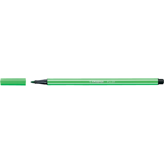 Rostirón, filctoll 1mm, M STABILO Pen 68 levél zöld