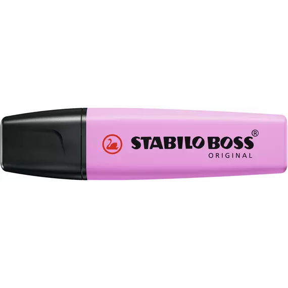 Szövegkiemelő 2-5mm, vágott hegyű, STABILO Boss original Pastel málna