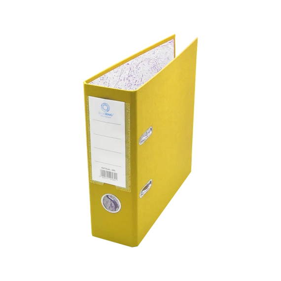 Iratrendező A5, 7,5cm,lapraszerelt, Bluering® sárga