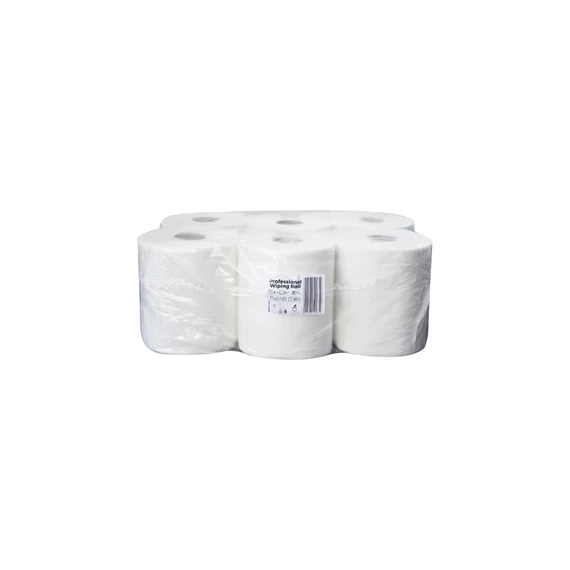 Kéztörlő 2 rétegű tekercses átmérő: 19 cm 100% cellulóz 90 m/tekercs 6 tekercs/karton Bluering® hófehér