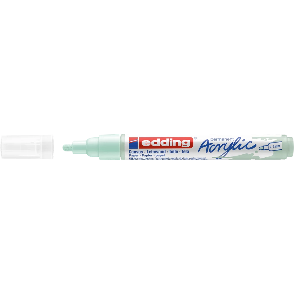 Akril marker 2-3mm, Edding 5100 menta