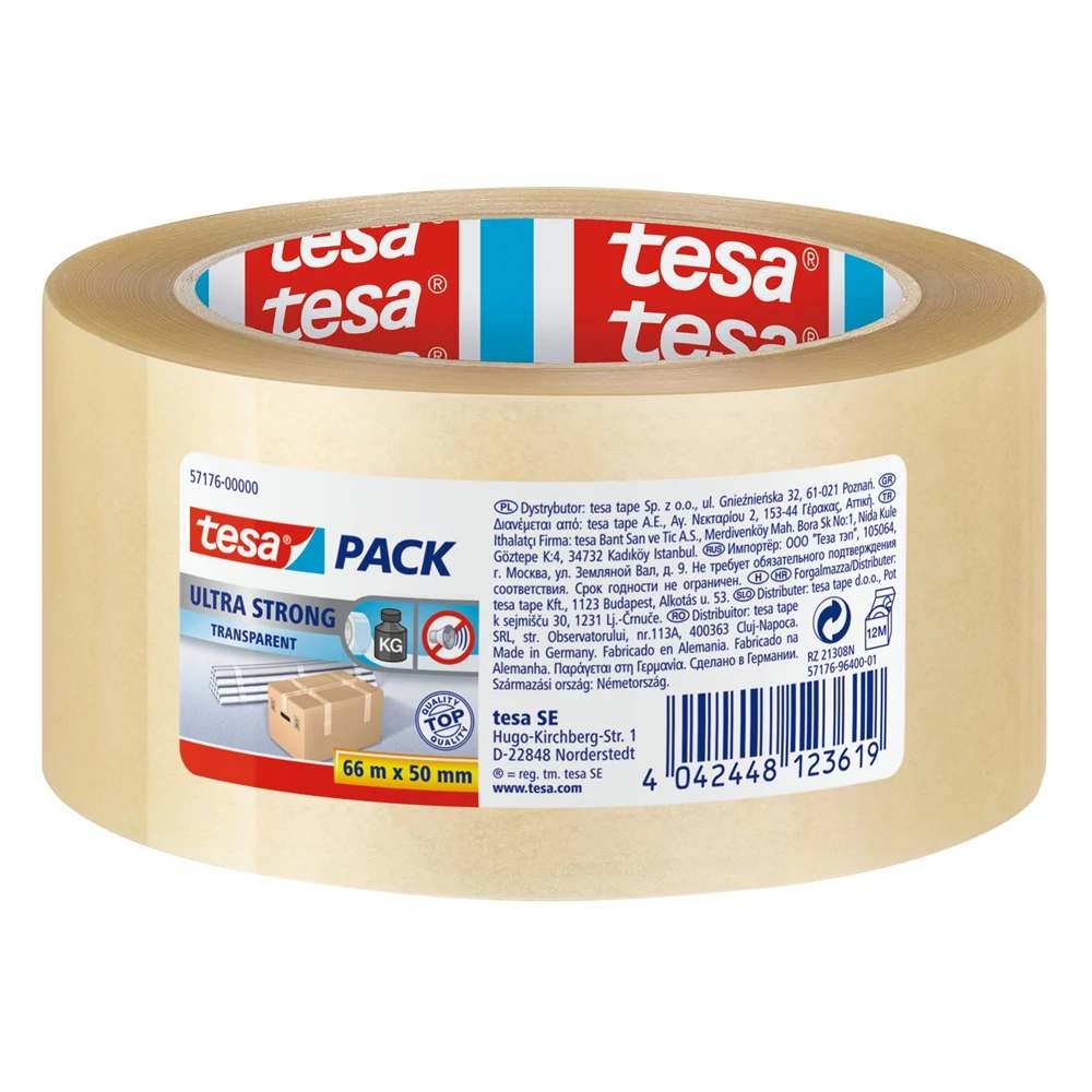 Ragasztószalag 50mmx66m ultra erős, Tesa átlátszó
