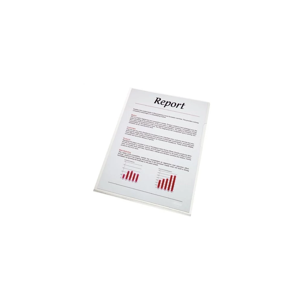 Genotherm `L` A4, 150 micron víztiszta felület Esselte Luxus