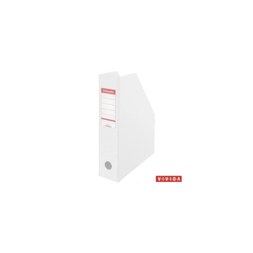 Iratpapucs 7cm, PVC/karton összehajtható Esselte Vivida fehér