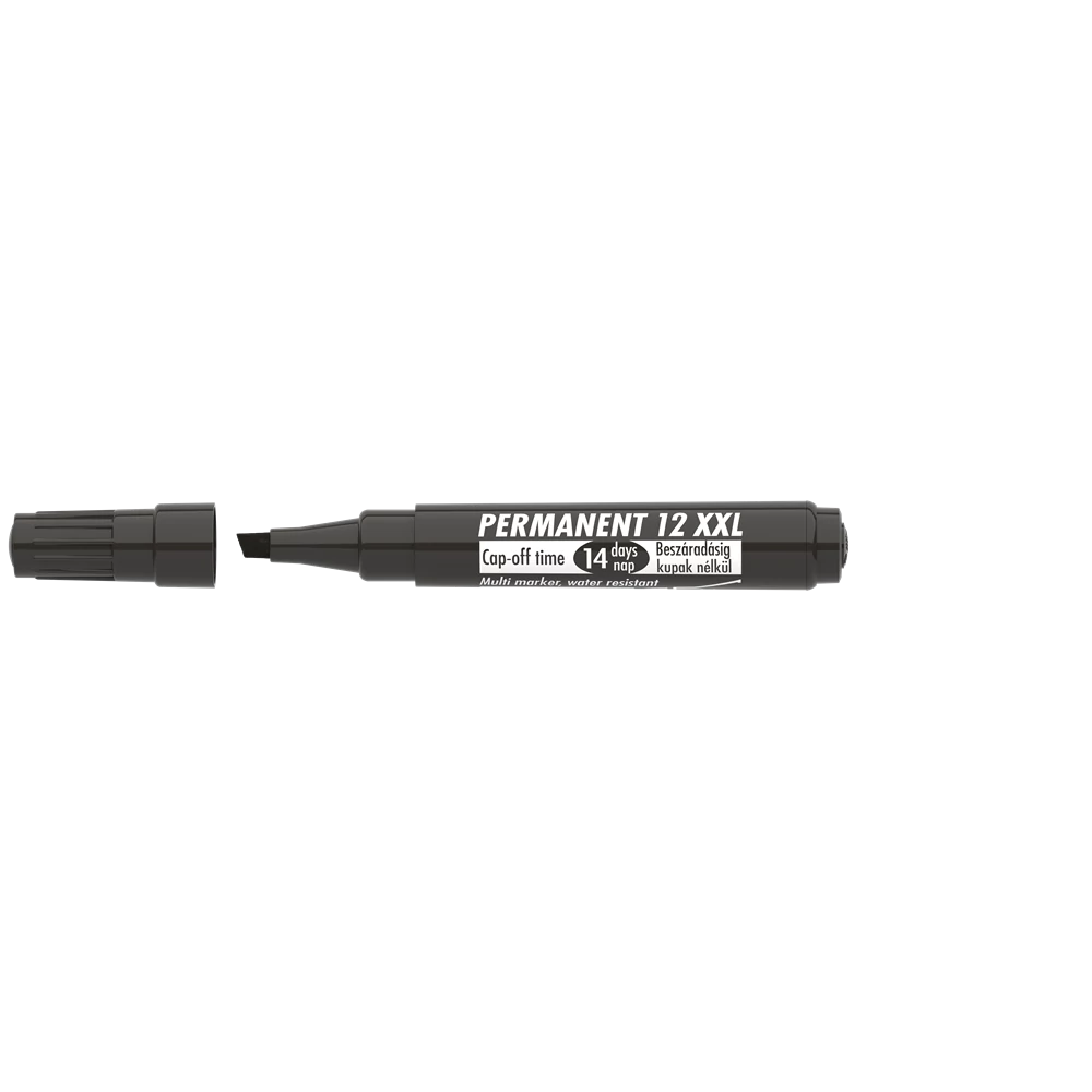 Alkoholos marker 1-4mm, vágott Ico 12XXL fekete