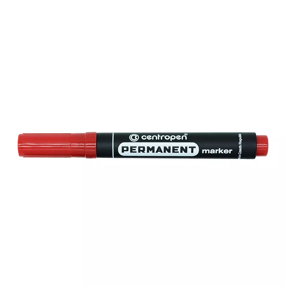 Alkoholos marker 2,5mm, kerek hegyű, Centropen 8566, piros