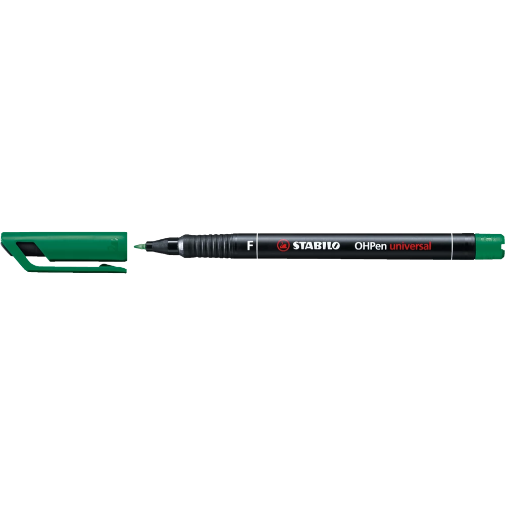Alkoholos marker 0,7mm, STABILO OHPen F zöld