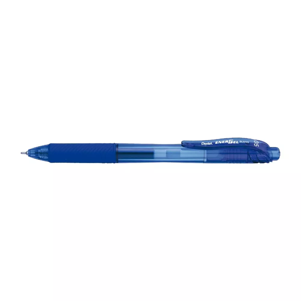 Rollertoll zselés 0,25mm, tűhegyű BLN105-CX, Pentel EnerGelX, írásszín kék