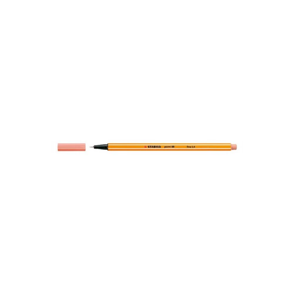 Rostirón, tűfilc 0,4mm, STABILO Point 88 barack