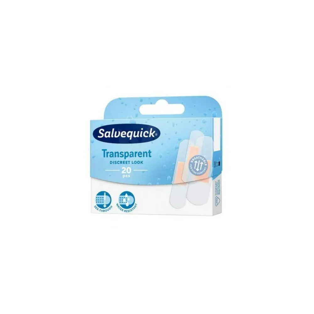 Sebtapasz/ragtapasz átlátszó 20 db/doboz Salvequick