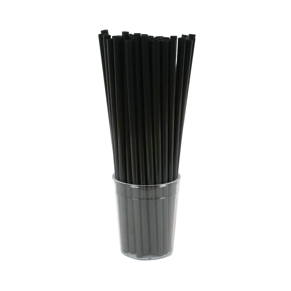 Szívószál PLA 500 db/csomag fekete