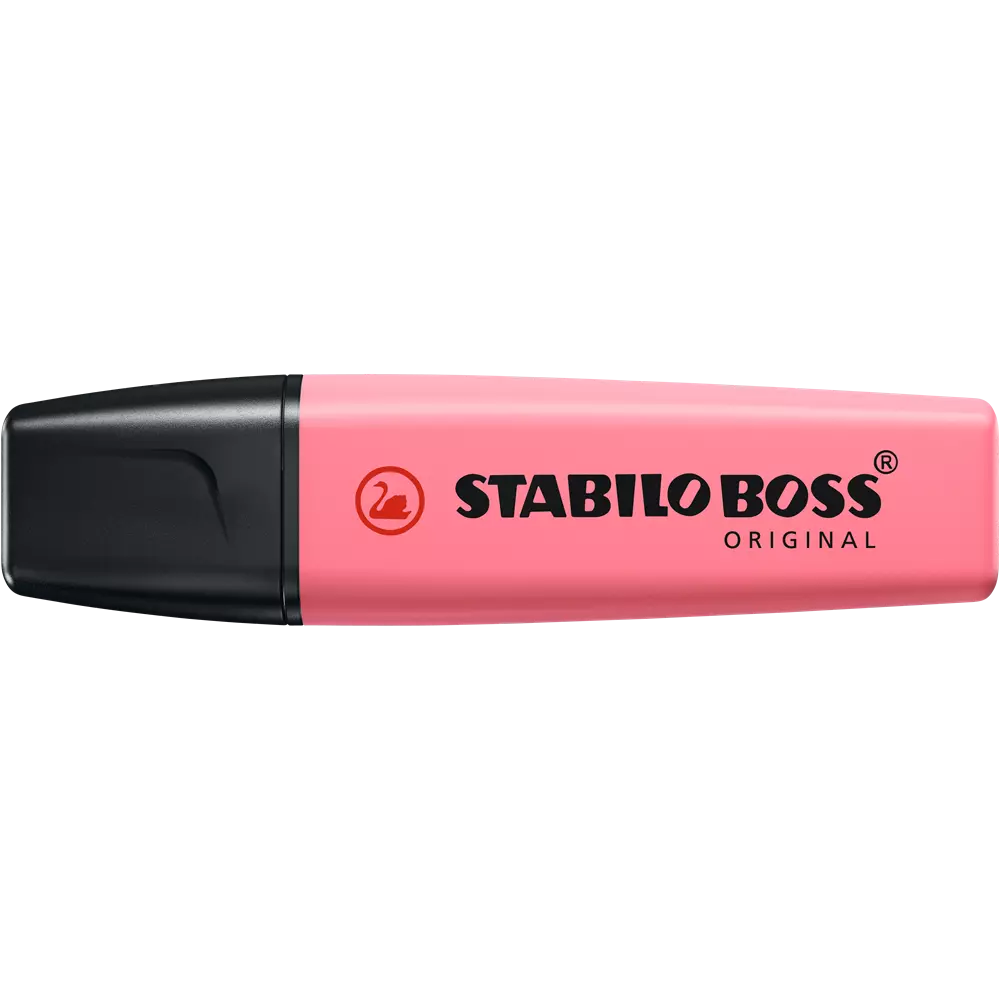 Szövegkiemelő 2-5mm, vágott hegyű, STABILO Boss original Pastel cseresznyevirág