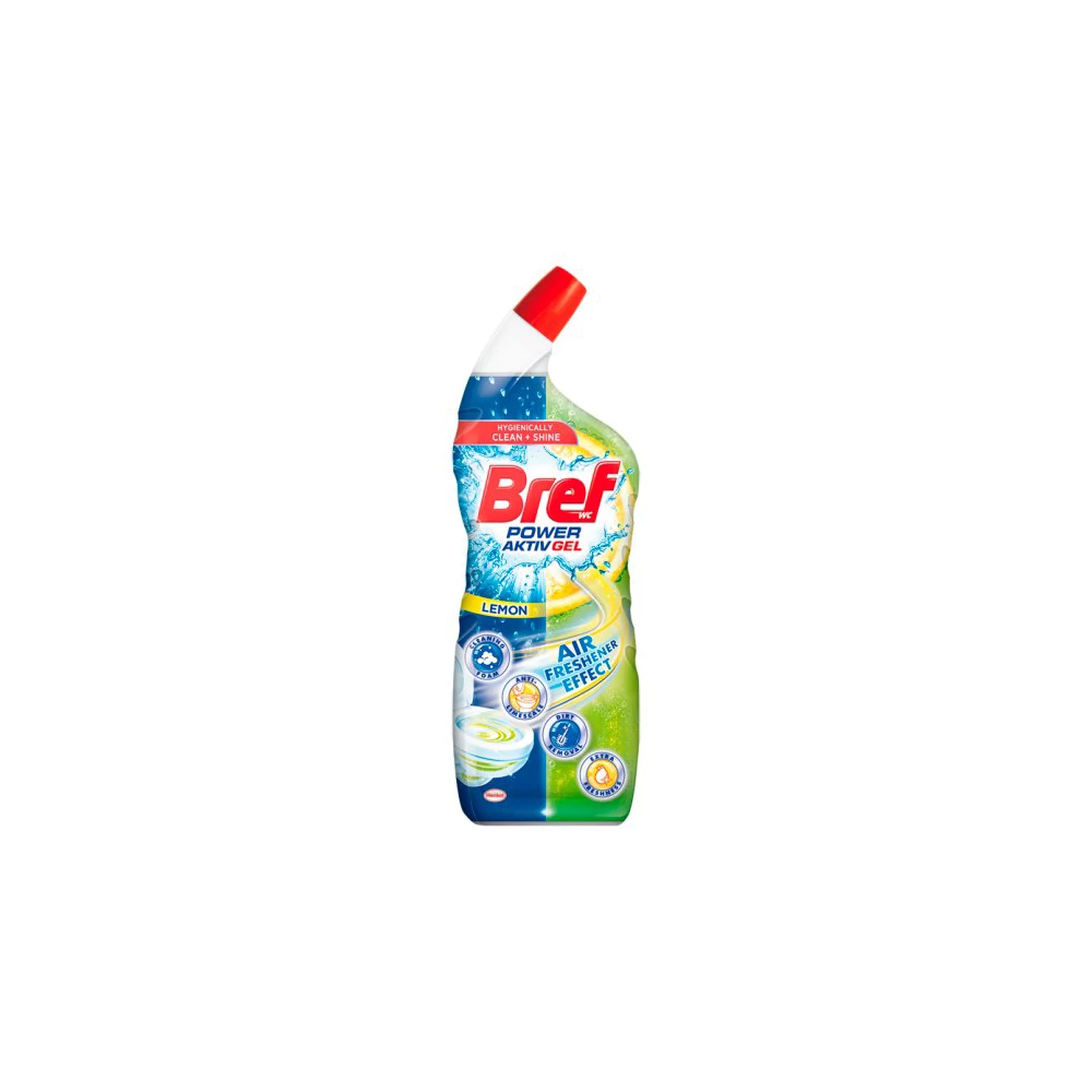 Wc tisztító gél 700 ml Bref Power Active Lemon