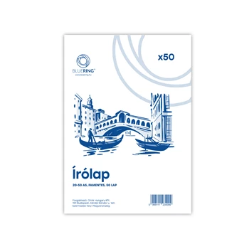 Írólap A5, 20-50 famentes borítékos 50lap Bluering®