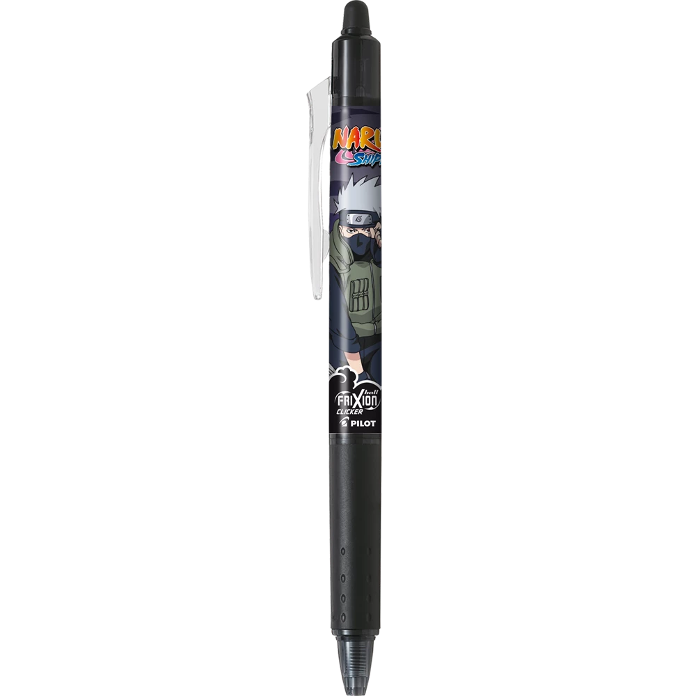 Rollertoll 0,7mm, törölhető nyomógombos Pilot Frixion Clicker Naruto, írásszín fekete